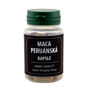 Maca peruánská, extrakt 10:1, 50 kapslí