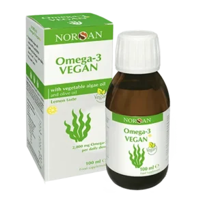 Norsan Omega-3 Vegan, olej z řas, 100 ml