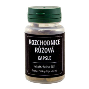 Rozchodnice růžová, extrakt z kořene 10:1, 50 kapslí